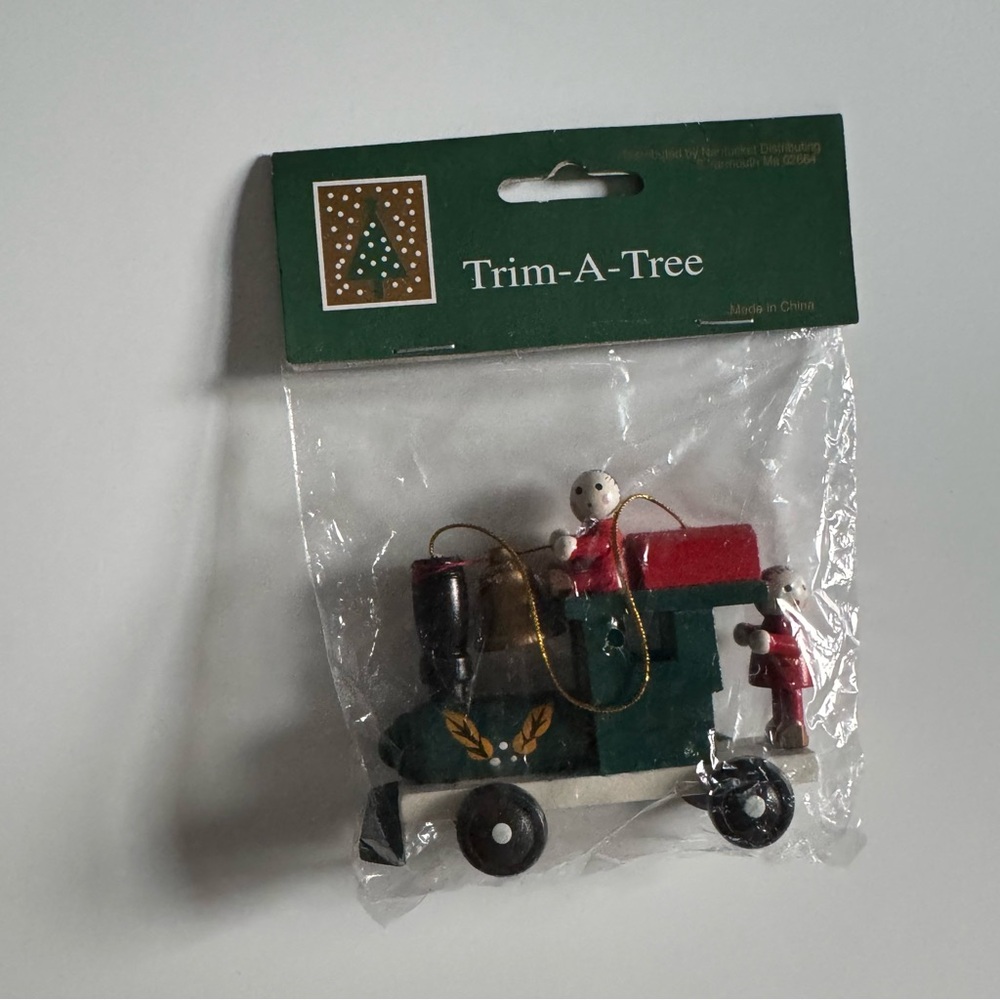 NWT Vintage train Christmas tree ornament from the Christmas Tree Shops